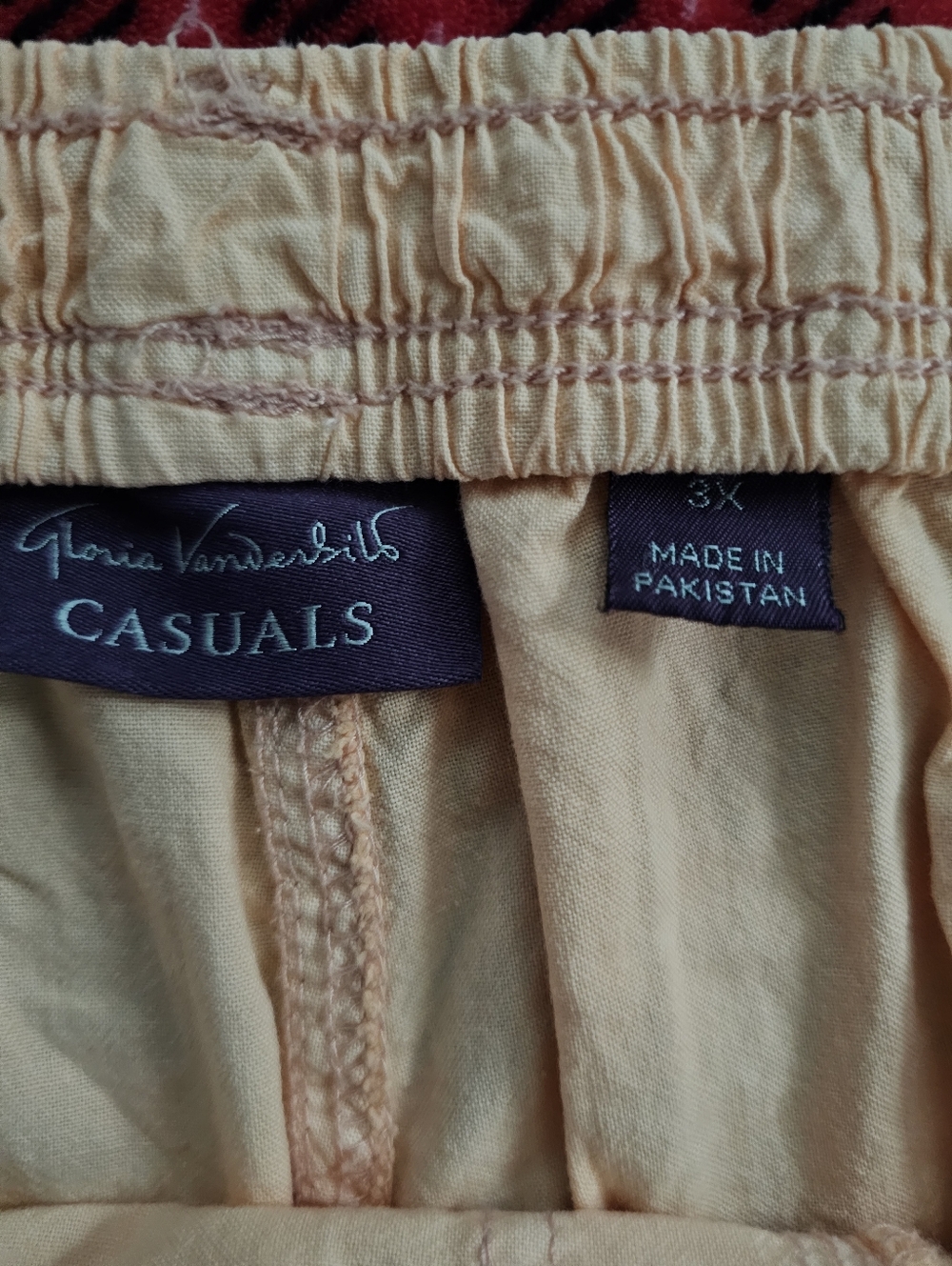 Gloria Vanderbilt Light Coral Drawstring Pocket Casual Shorts - Picture 4 of 6